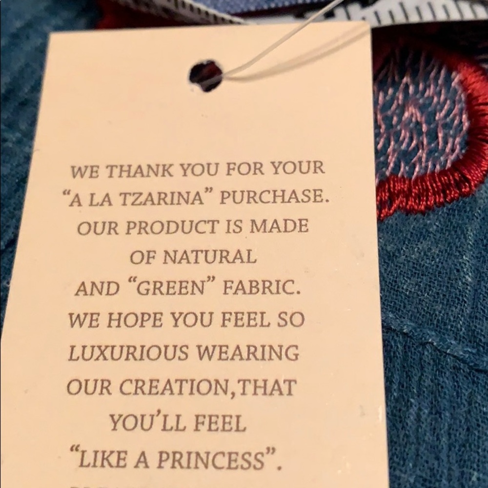 ❗️Clearance❗️A La Tzarina Hand Crafted Sundress - Picture 7 of 9